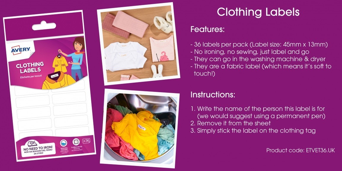 Clothing Labels | Avery